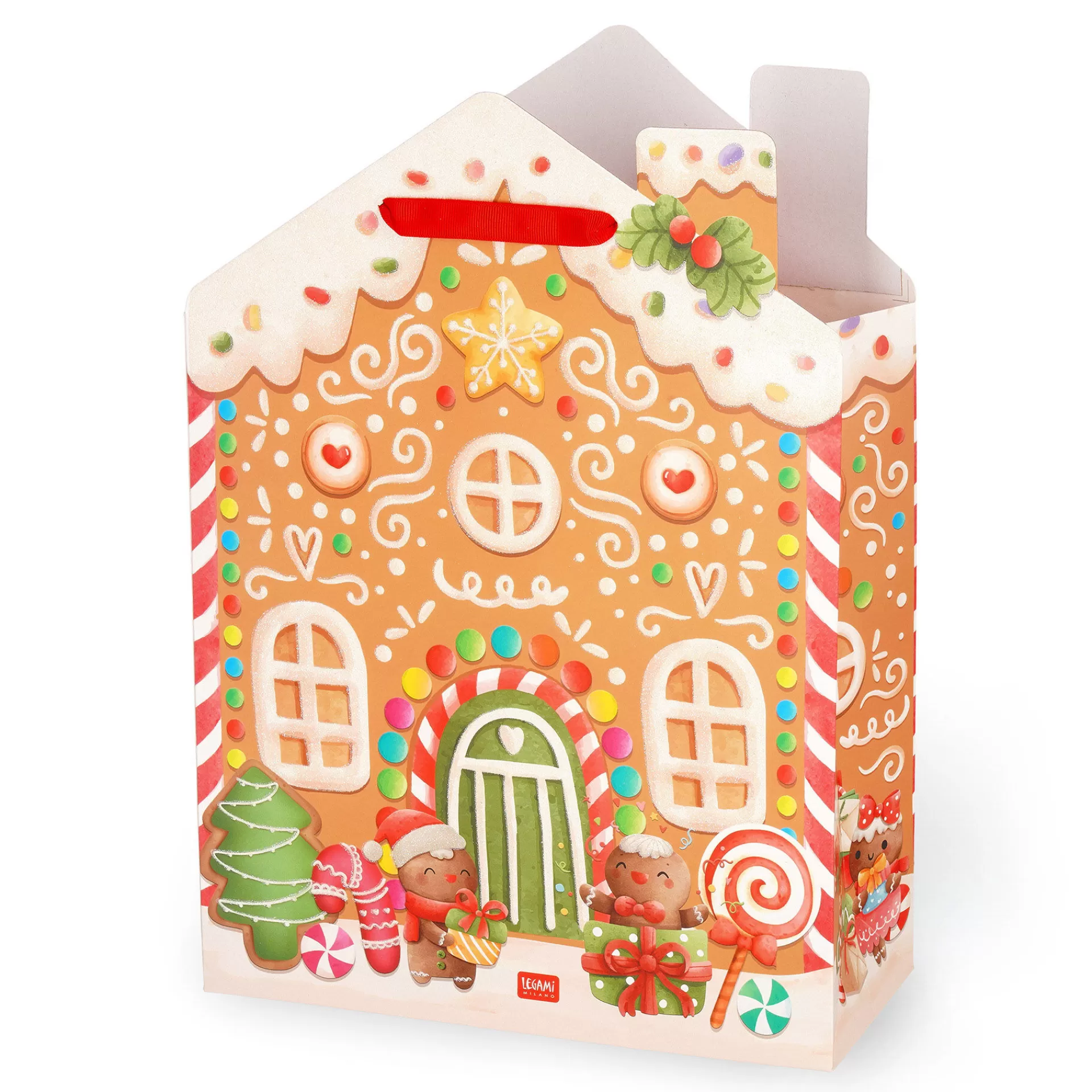 Legami Milano Sacchetto Regalo Natalizio - X-large- Sacchetti Regalo Natalizi