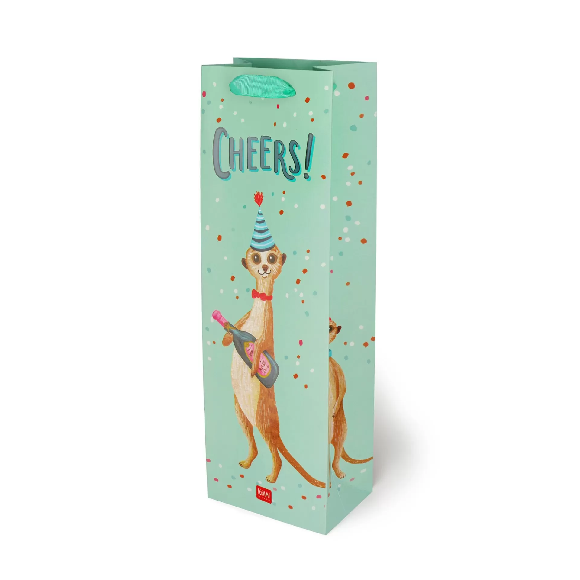 Legami Milano Sacchetto Regalo per Bottiglie- Sacchetti Regalo Per Bottiglie