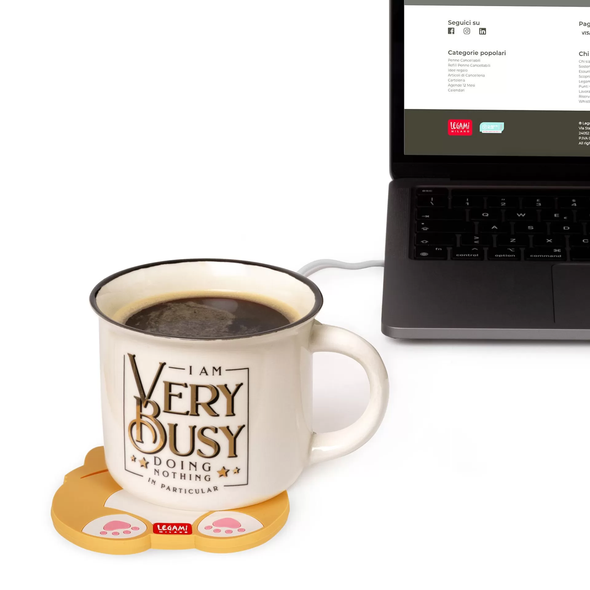 Legami Milano Scalda Tazza Usb - Warm It Up- Scaldatazza