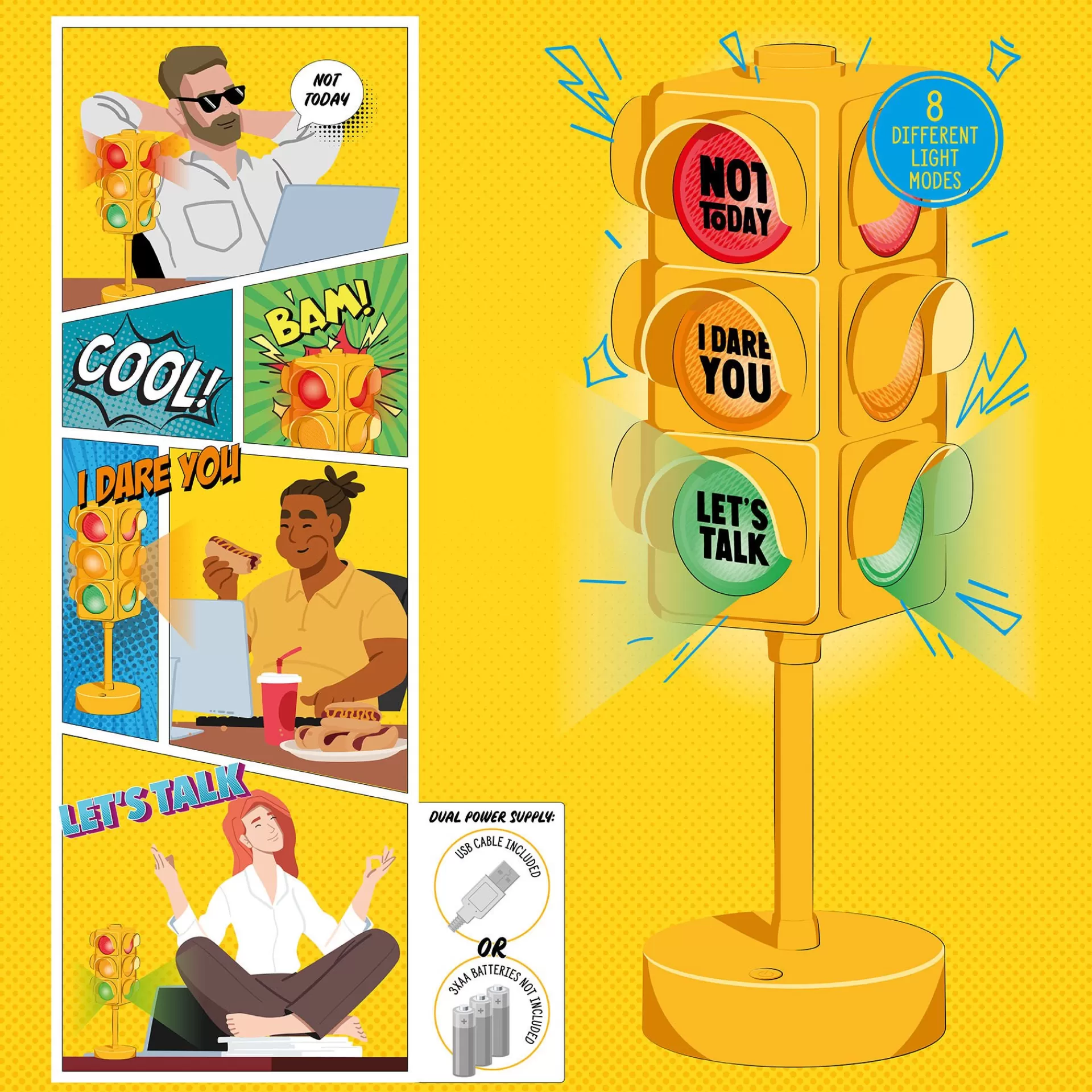 Legami Milano Semaforo da Scrivania - Too Busy or Not Too Busy?- Altri Accessori Cartoleria