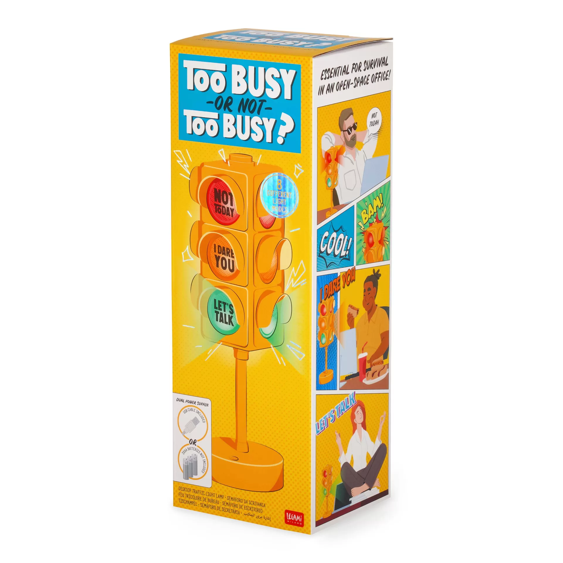 Legami Milano Semaforo da Scrivania - Too Busy or Not Too Busy?- Altri Accessori Cartoleria
