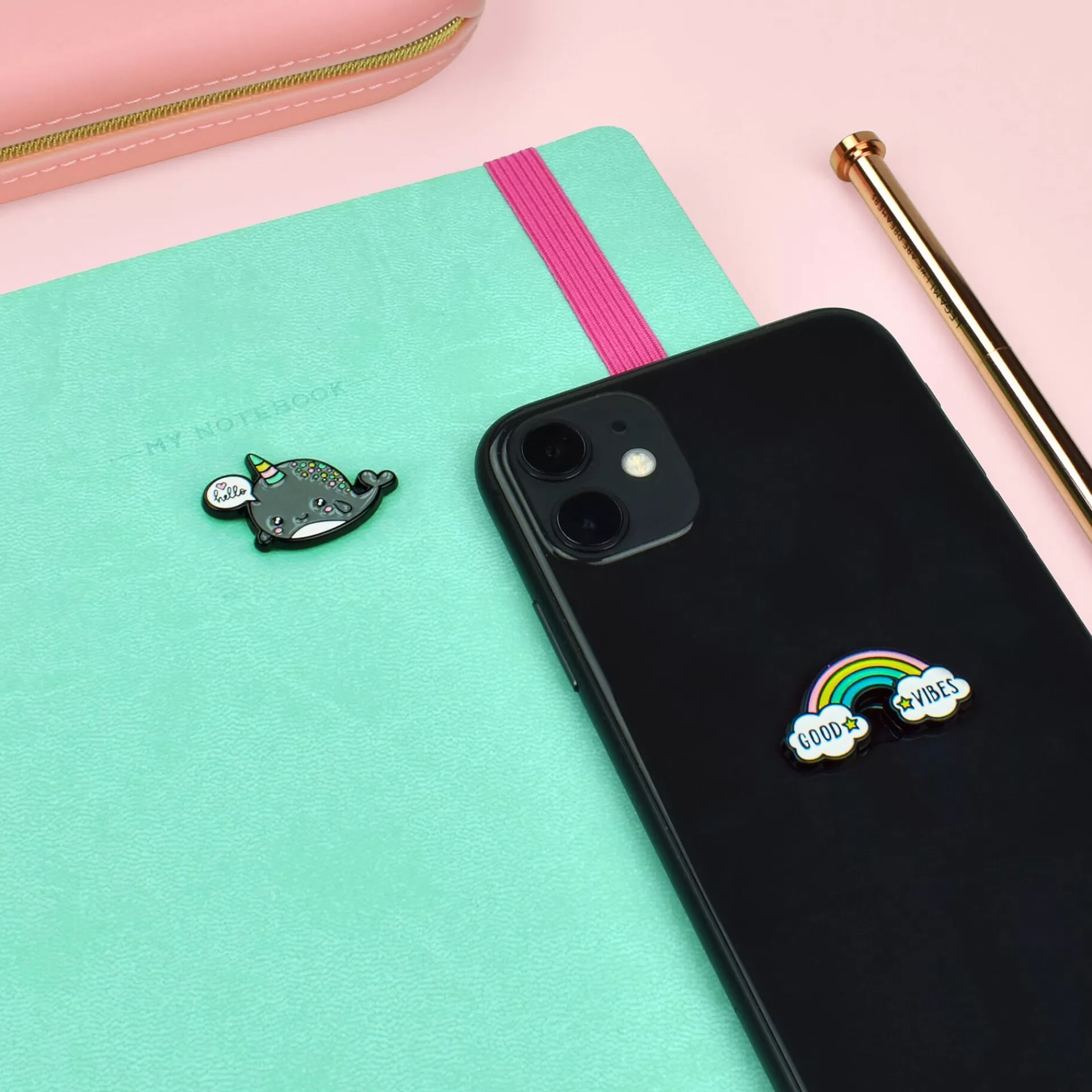 Legami Milano Set di 2 Adesivi in Metallo- Accessori Per Confezioni Regalo | Altri Accessori Cartoleria