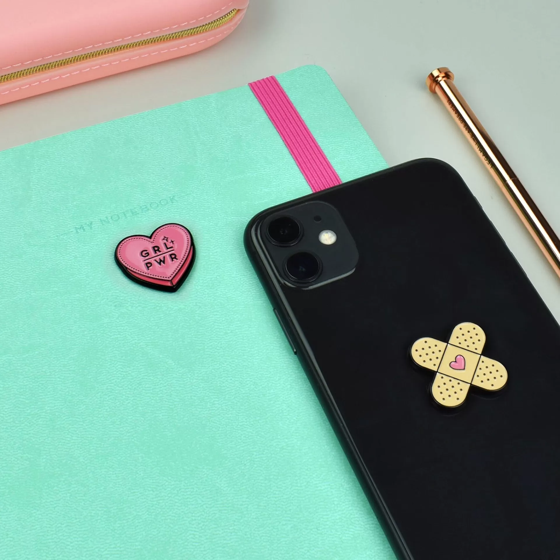 Legami Milano Set di 2 Adesivi in Metallo- Accessori Per Confezioni Regalo | Altri Accessori Cartoleria