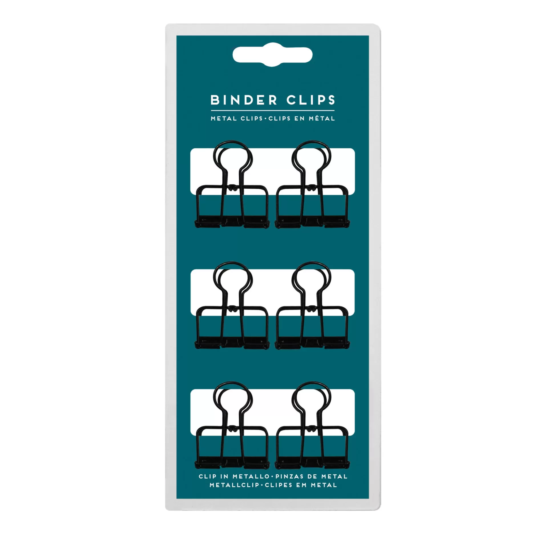 Legami Milano Set di 6 Clip in Metallo- Altri Accessori Cartoleria