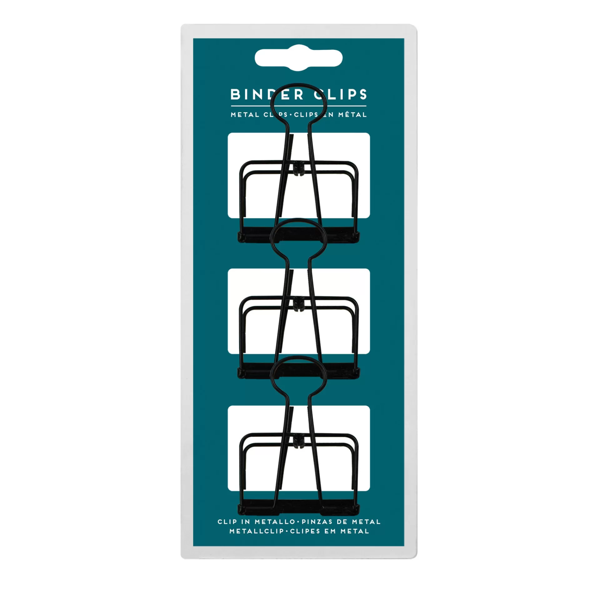 Legami Milano Set di 3 Clip in Metallo- Altri Accessori Cartoleria