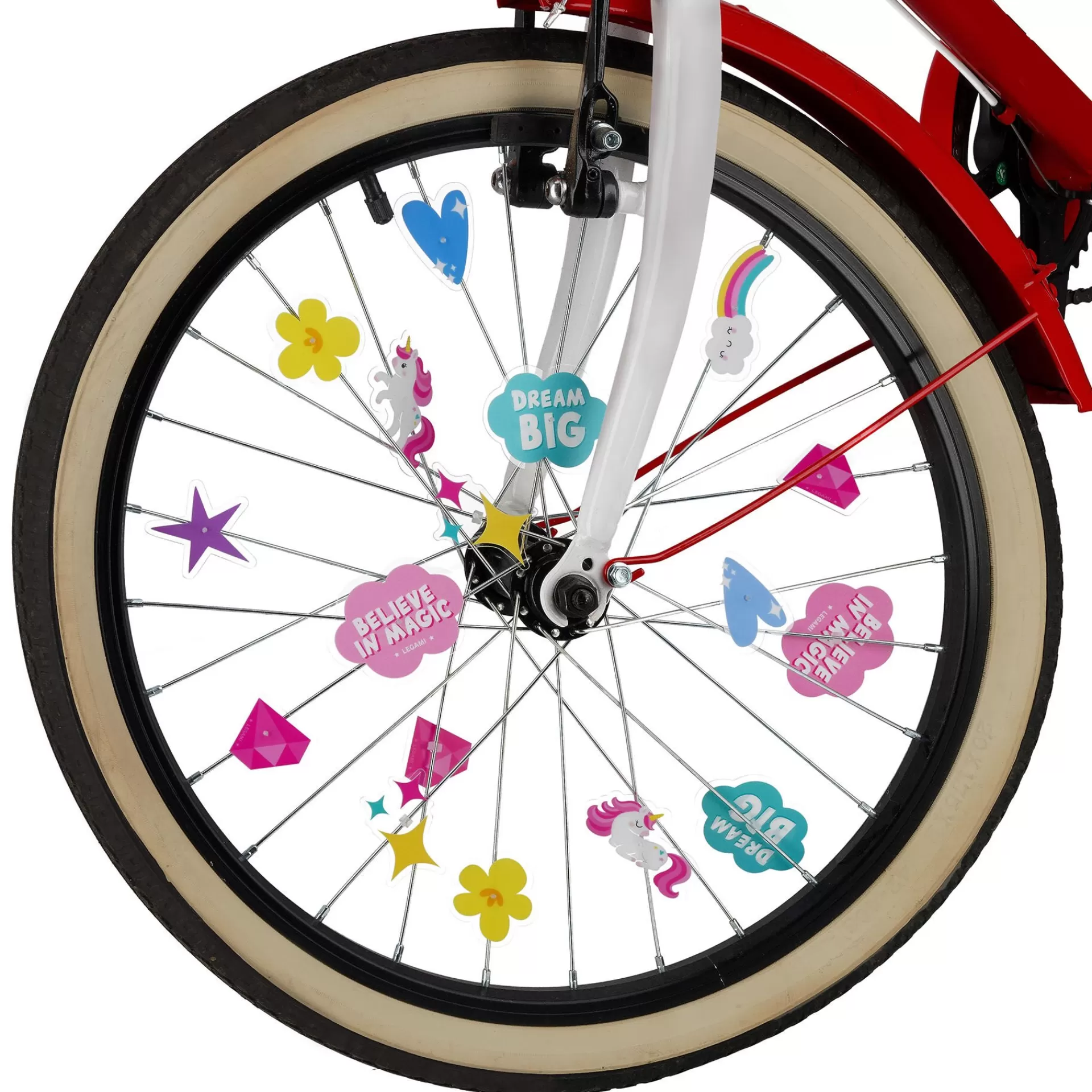 Legami Milano Set di 30 Decorazioni per i Raggi della Bicicletta- Accessori Bici