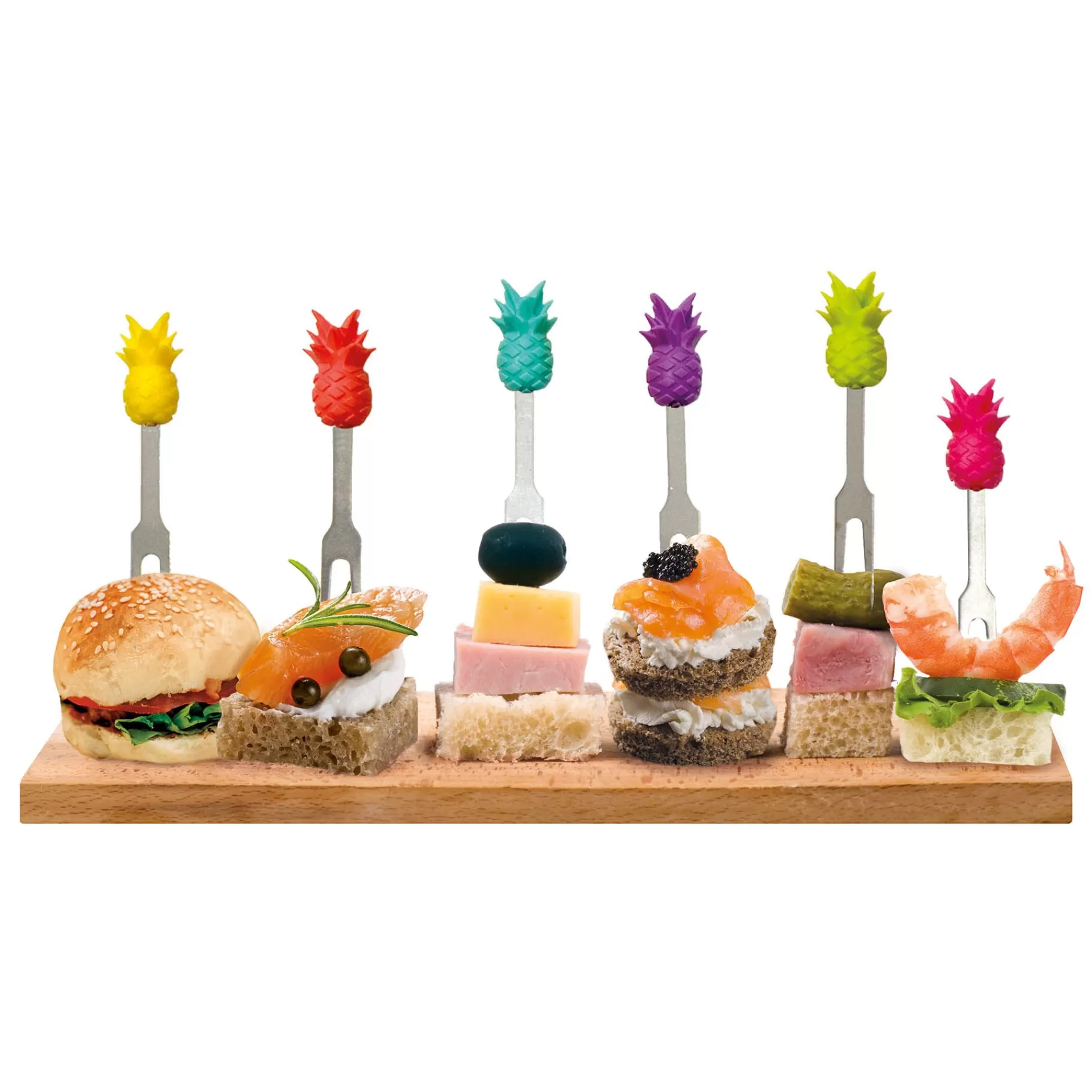 Legami Milano Set di 6 Forchettine per Aperitivo- Altri Accessori Cucina | Cocktail Hour