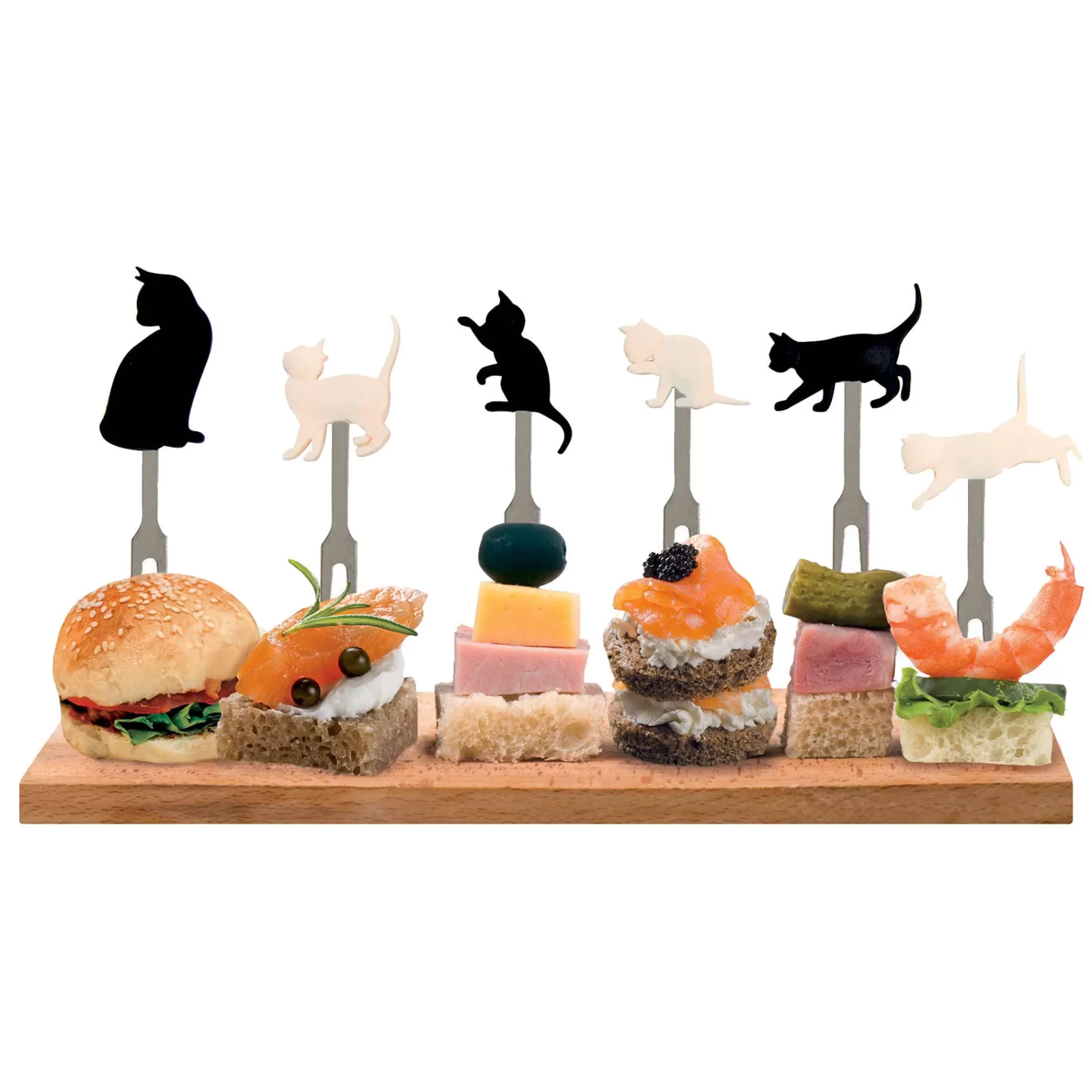 Legami Milano Set di 6 Forchettine per Aperitivo- Altri Accessori Cucina | Cocktail Hour