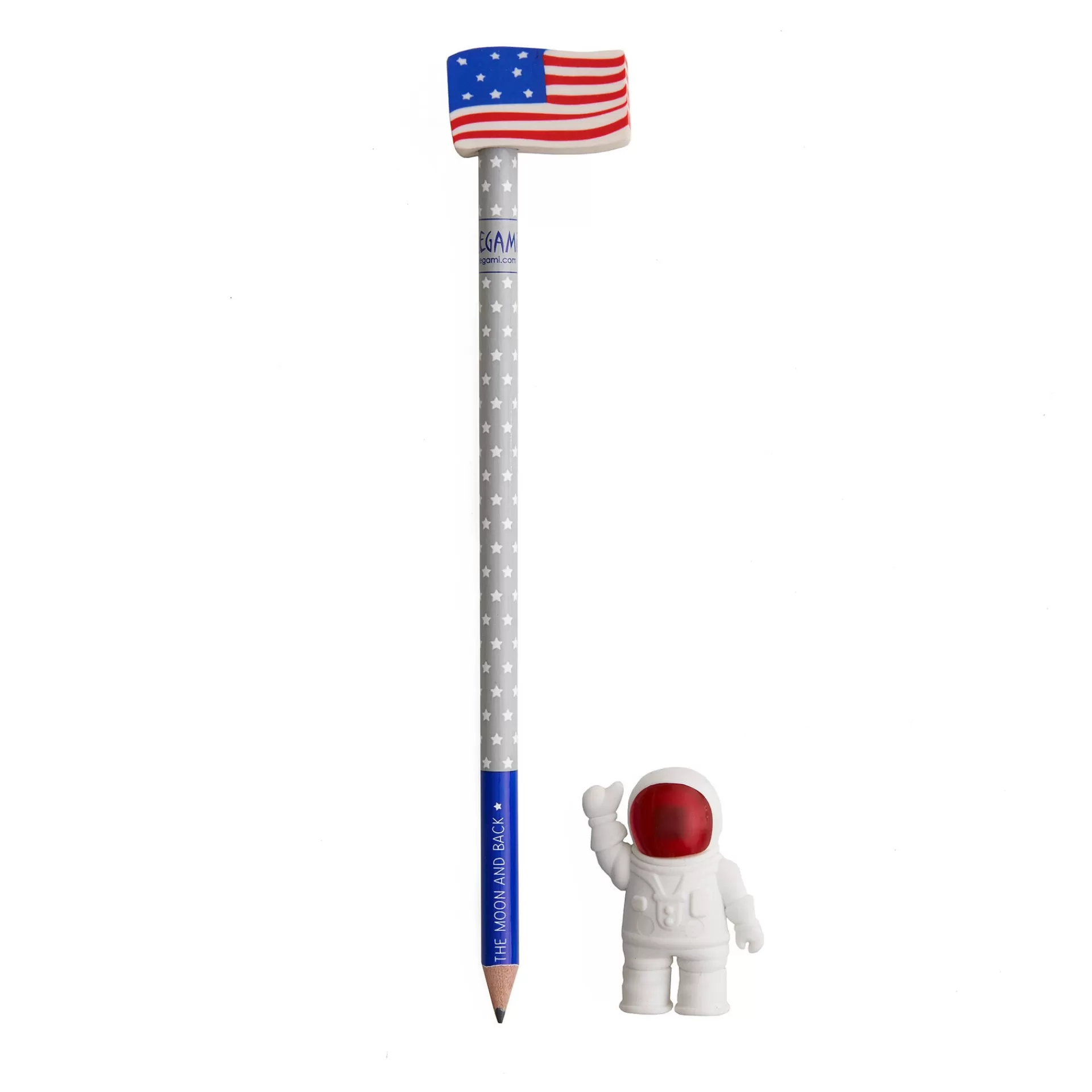 Legami Milano Set di 2 Gomme e 1 Matita - To The Moon And Back- Matite E Pastelli