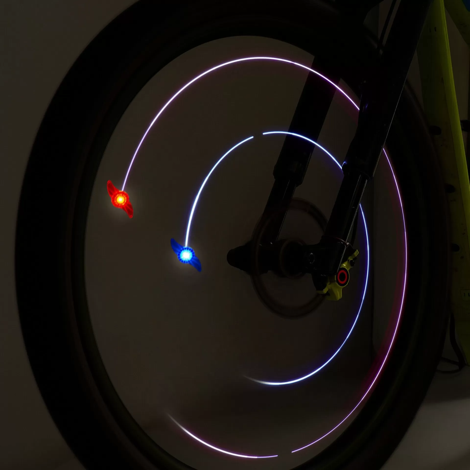 Legami Milano Set di 2 Luci Per i Raggi Della Bicicletta - Ride & Shine- Accessori Bici