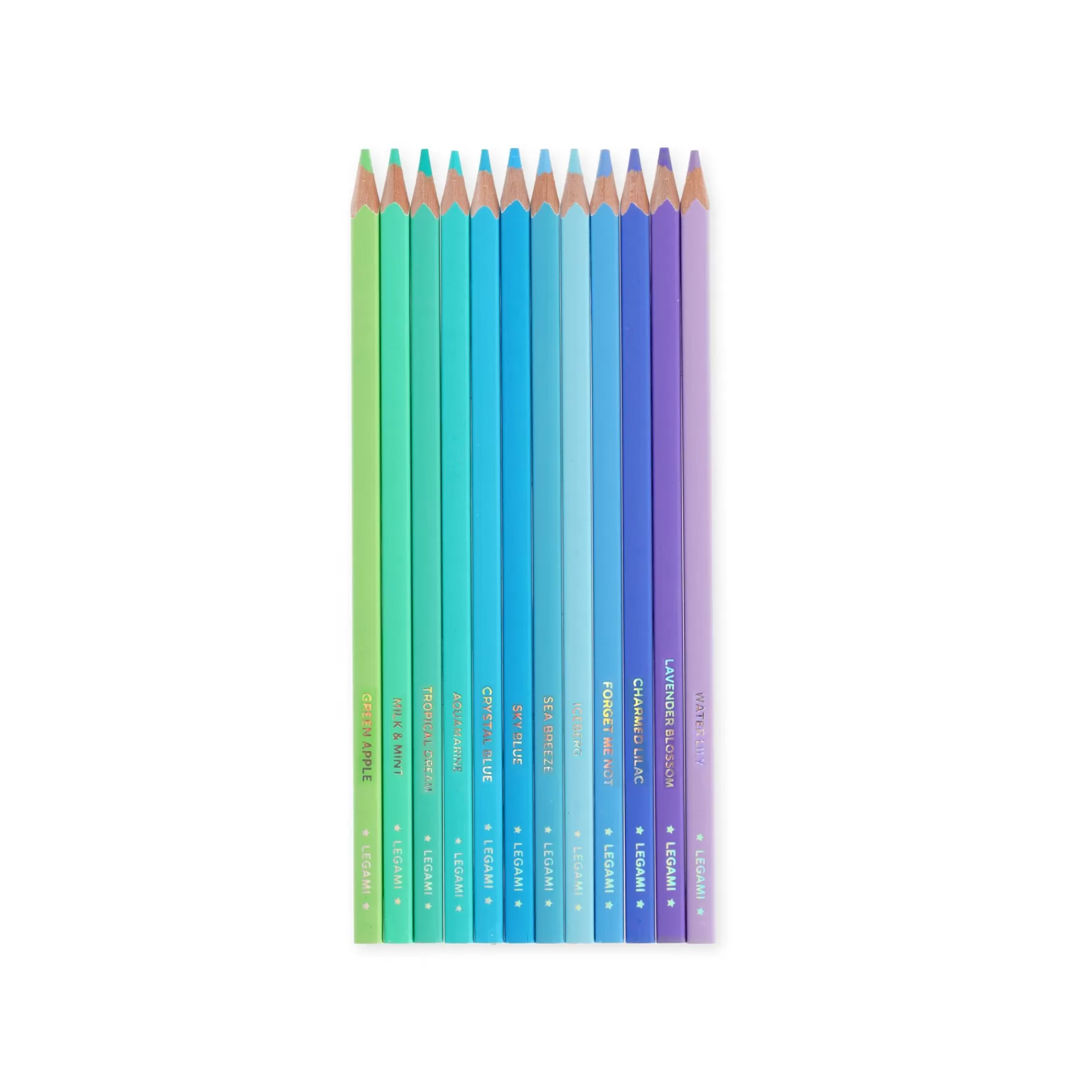 Legami Milano Set di 12 Matite Colorate - Live Colorfully- Matite E Pastelli