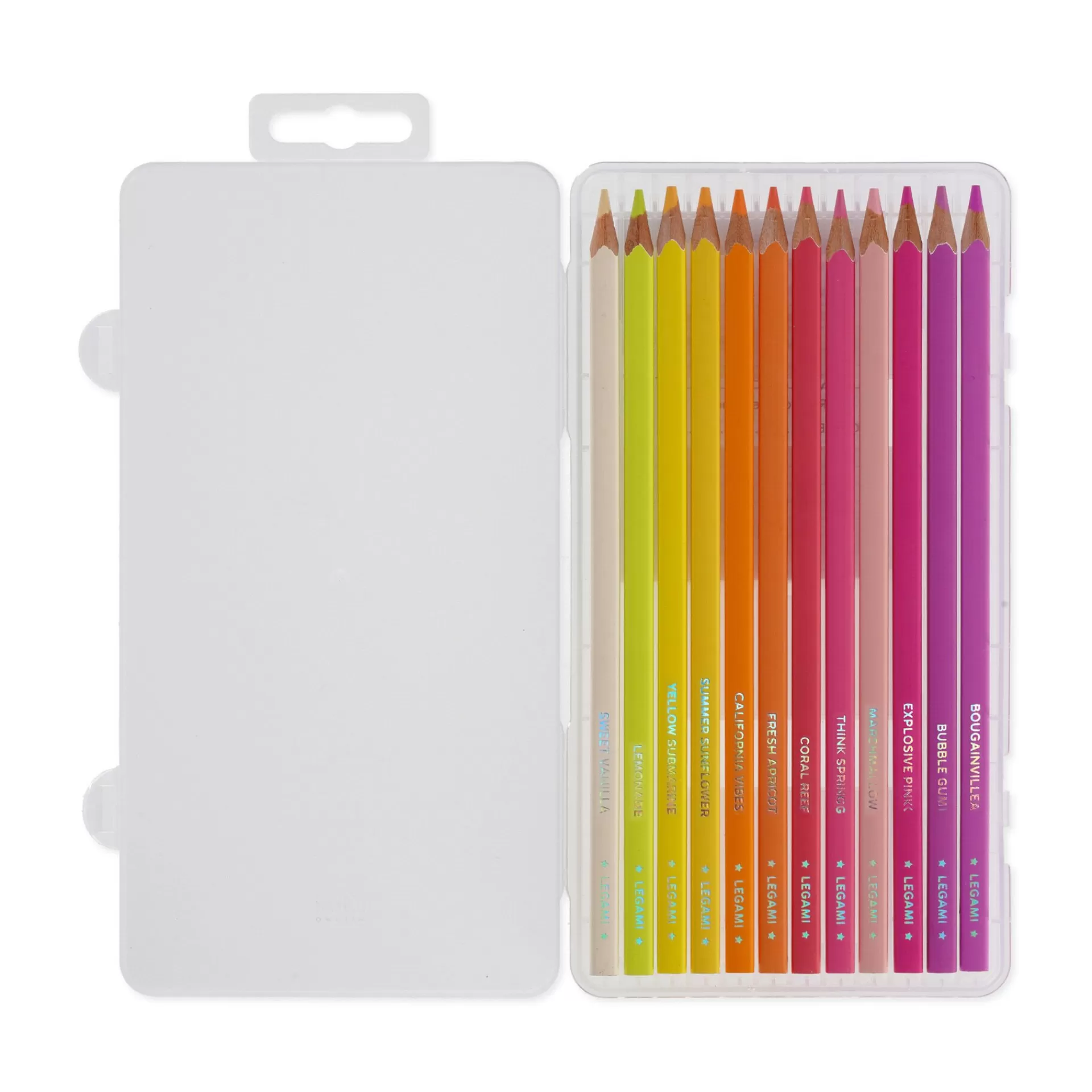 Legami Milano Set di 12 Matite Colorate - Live Colorfully- Matite E Pastelli
