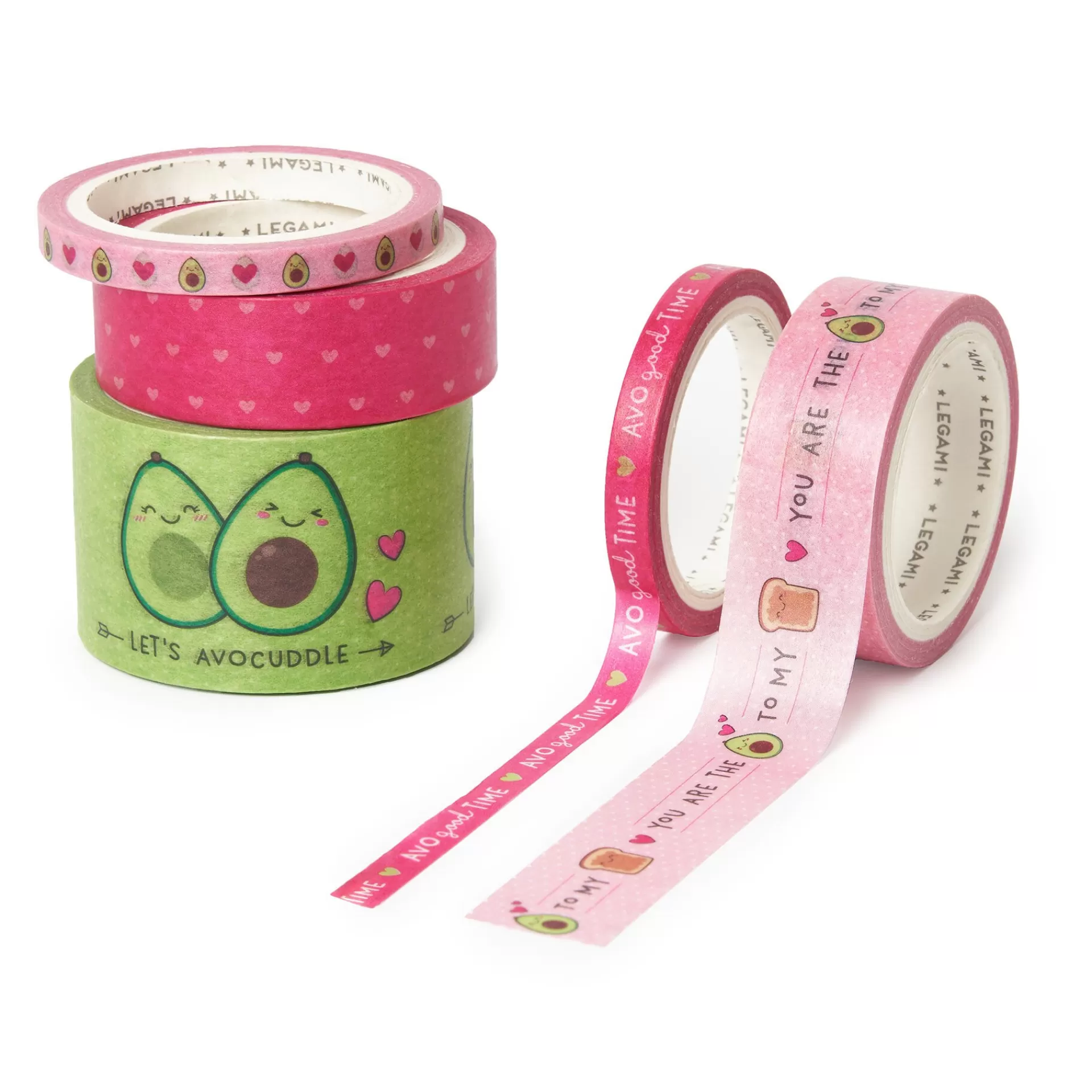 Legami Milano Set di 5 Nastri Adesivi di Carta - Tape By Tape- Altri Accessori Cartoleria