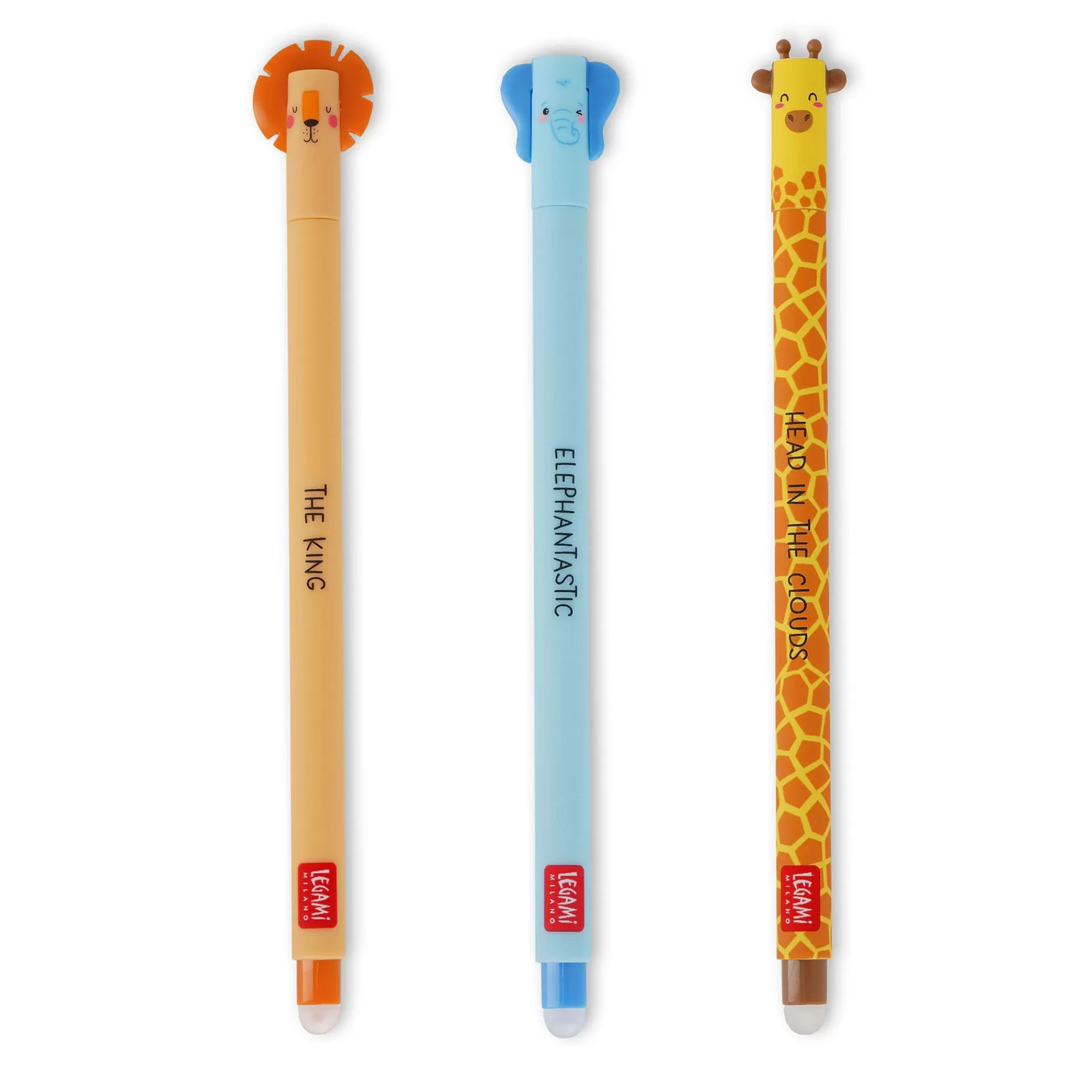 Legami Milano Set di 3 Penne Gel Cancellabili - Erasable Pen- Penne Cancellabili