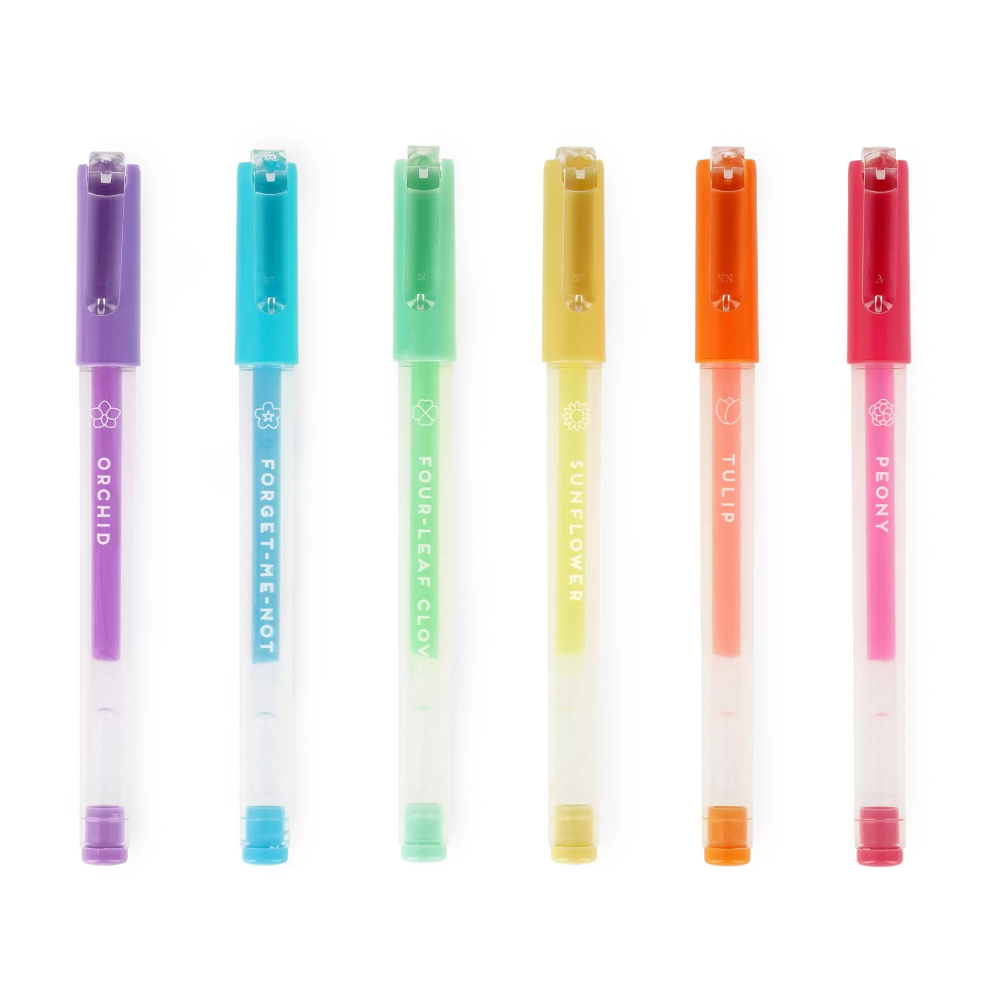 Legami Milano Set di 6 Penne Gel Pastello - Spring is in the Air- Penne A Sfera E Gel