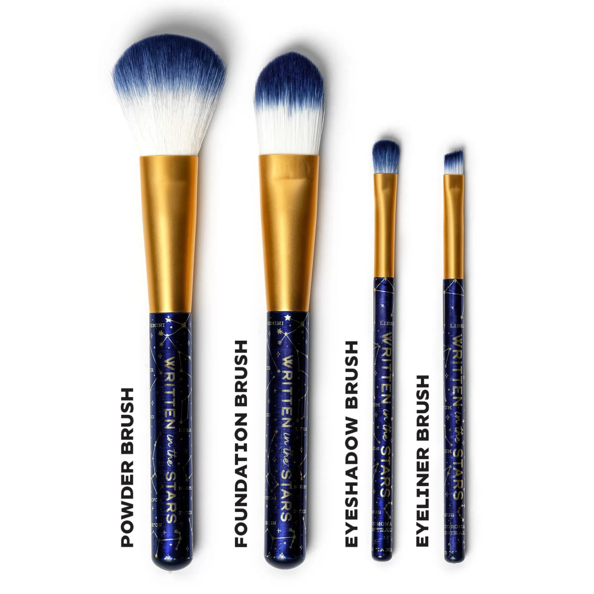 Legami Milano Set di 4 Pennelli per il Trucco - Oh My Glow!- Accessori Beauty