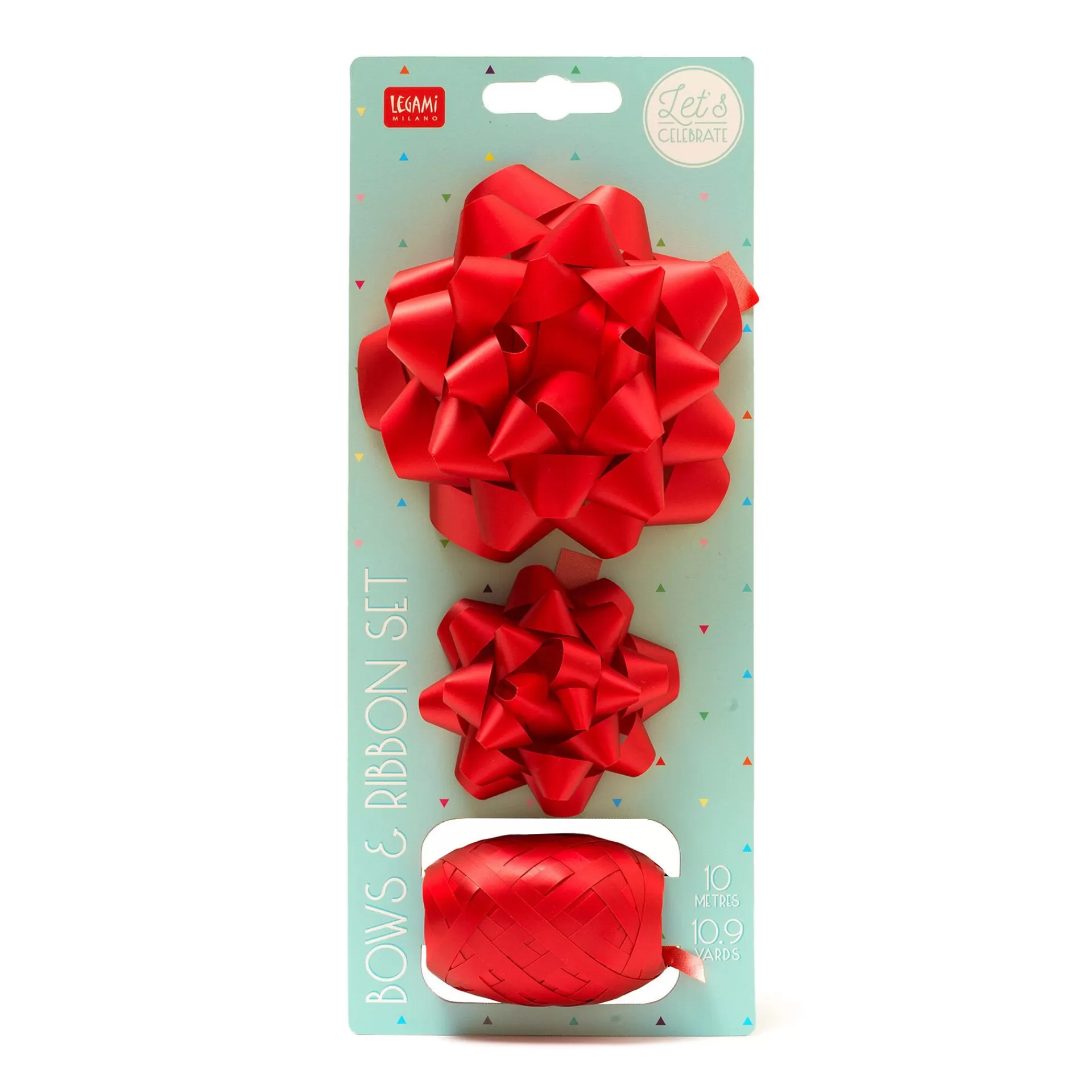Legami Milano Set di due Fiocchi e un Nastro- Accessori Per Confezioni Regalo