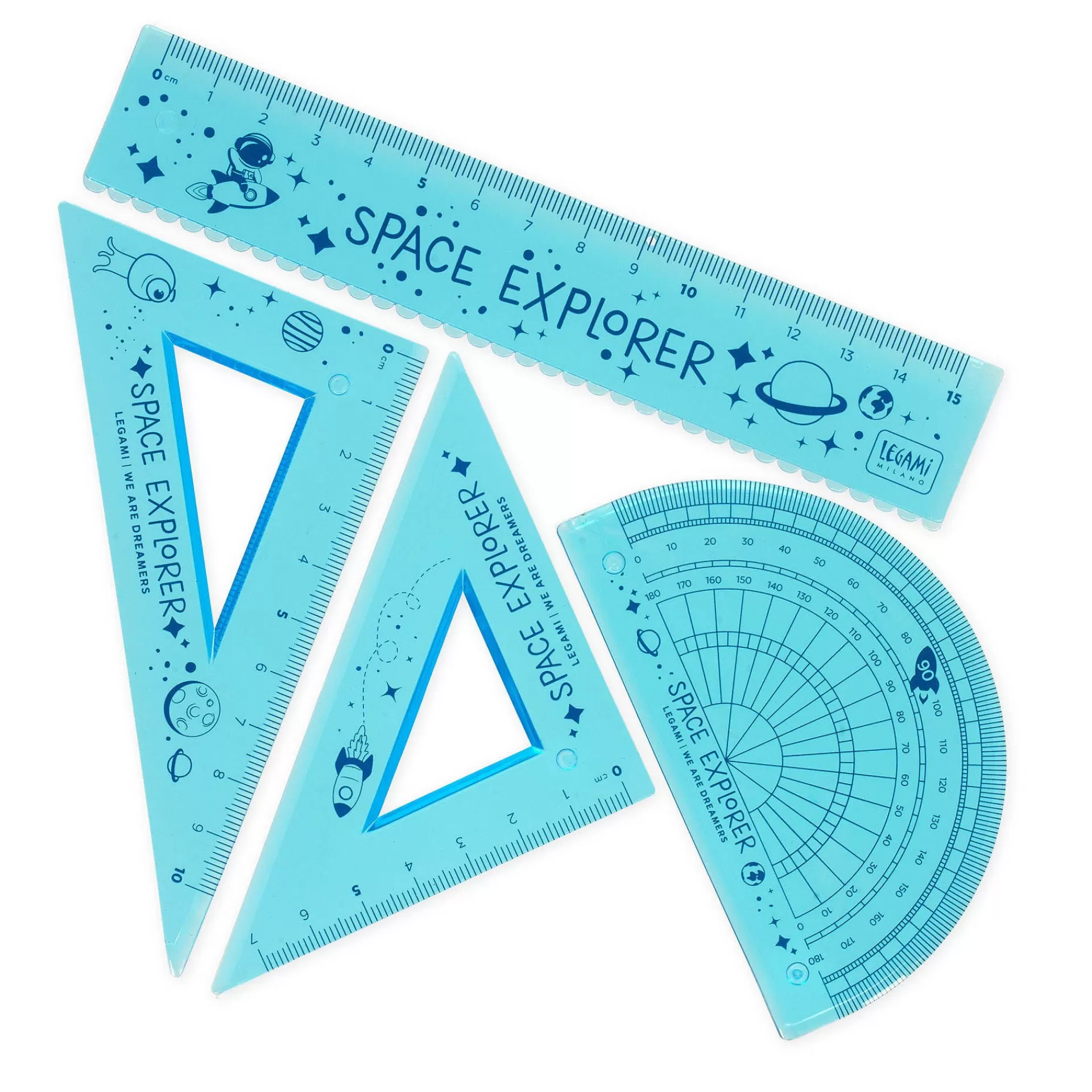 Legami Milano Set di Geometria - You Rule!- Altri Accessori Cartoleria | Righelli