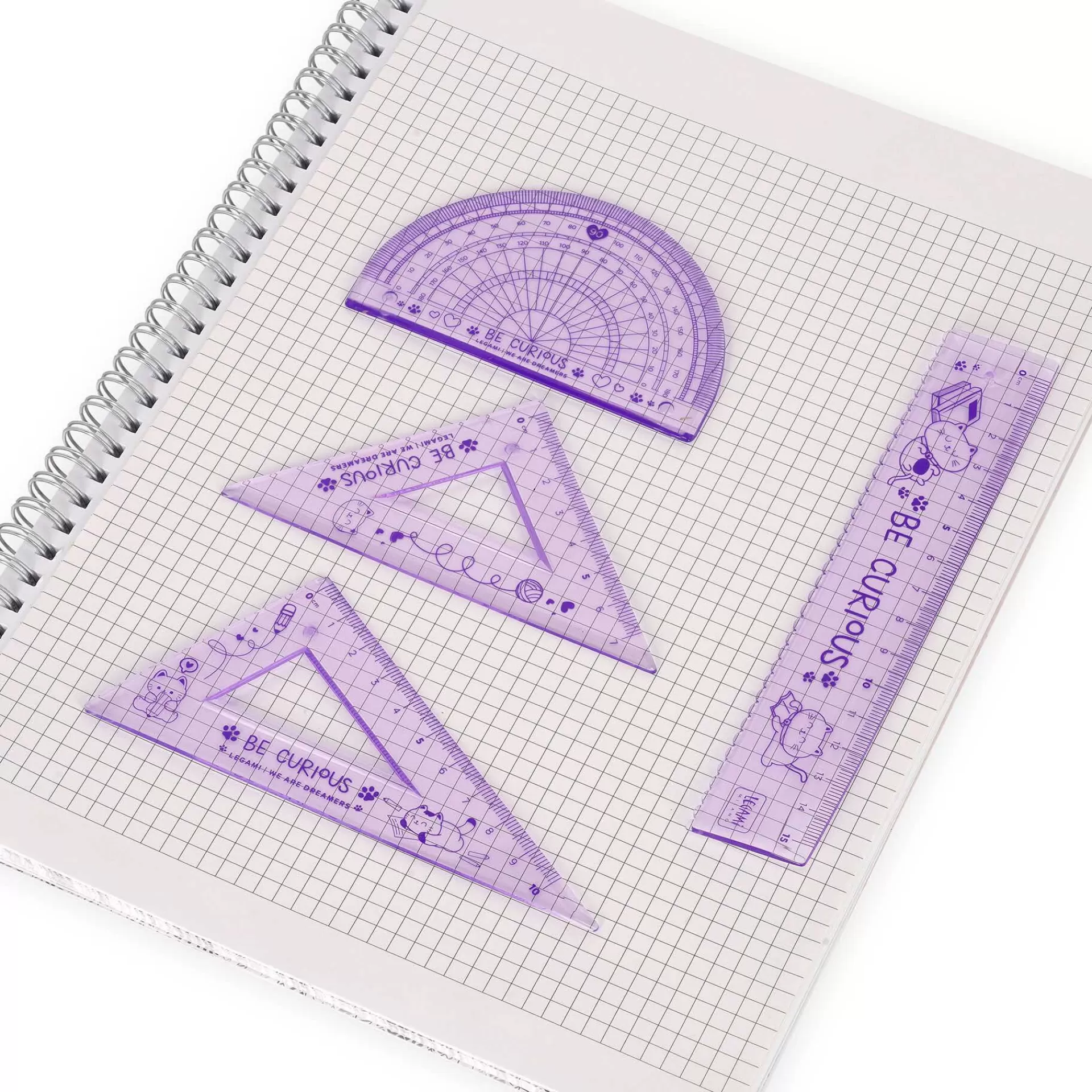 Legami Milano Set di Geometria - You Rule!- Altri Accessori Cartoleria | Righelli