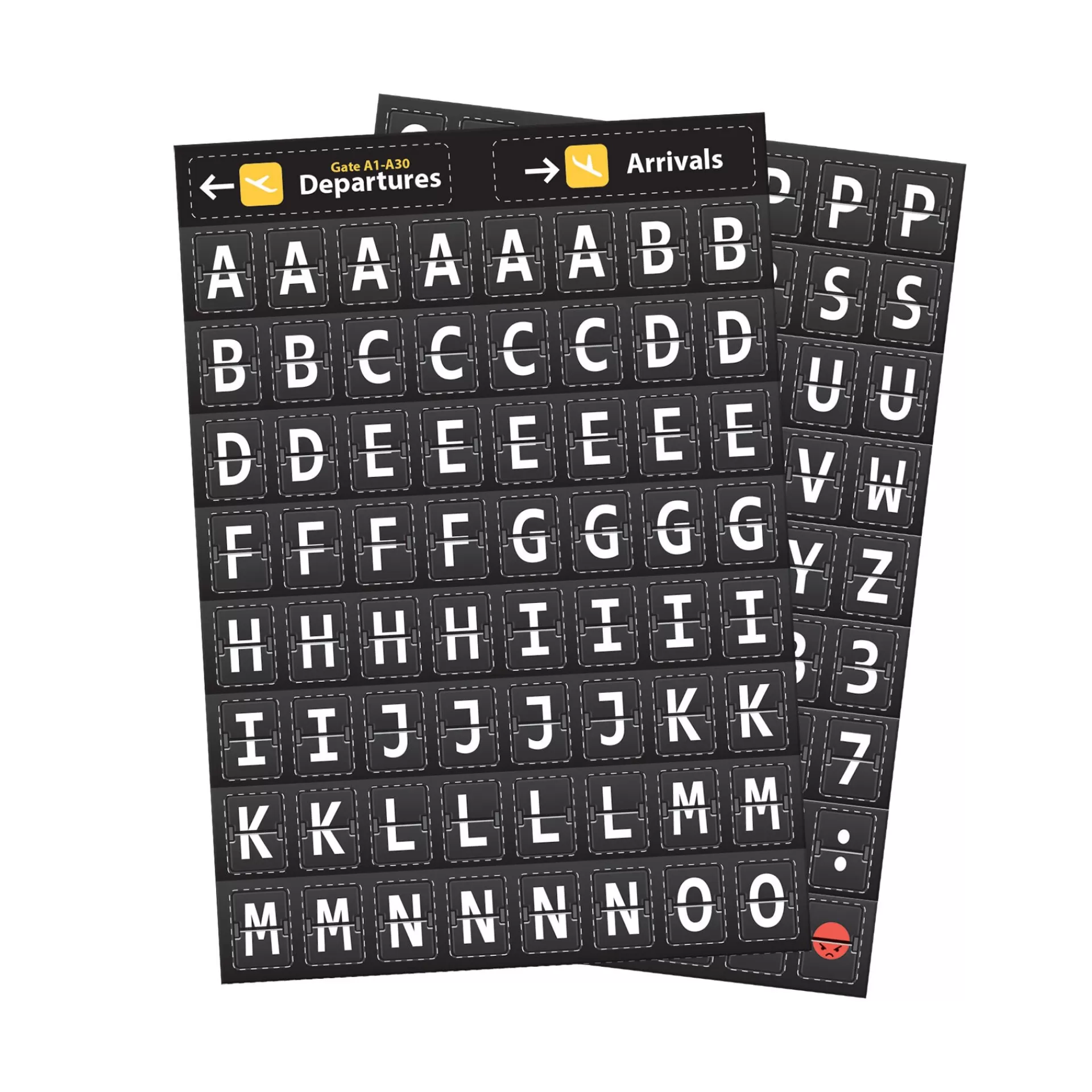 Legami Milano Set di Lettere Magnetiche da Frigorifero- Calamite