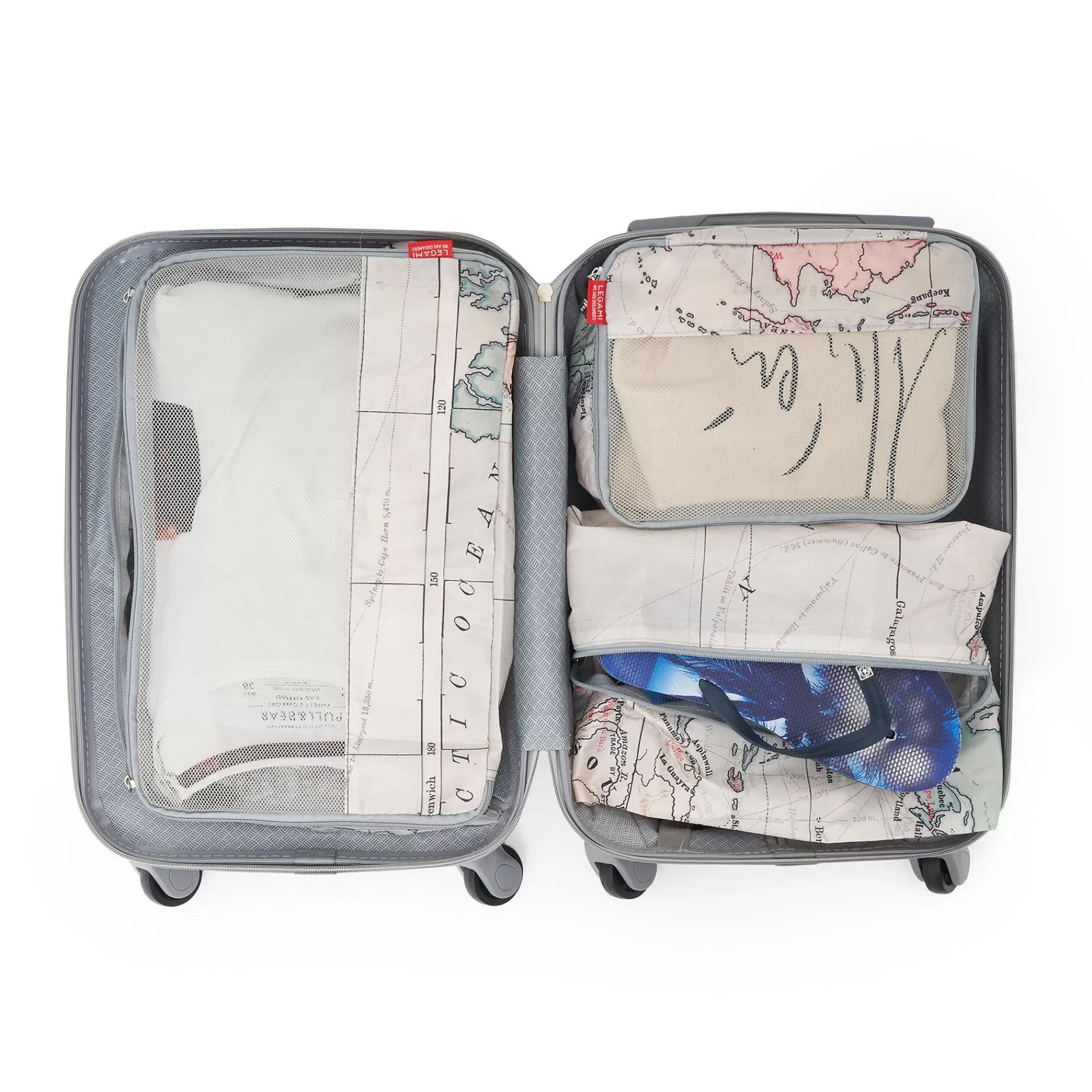 Legami Milano Set di tre buste da viaggio - Travel Organizer- Accessori Viaggio
