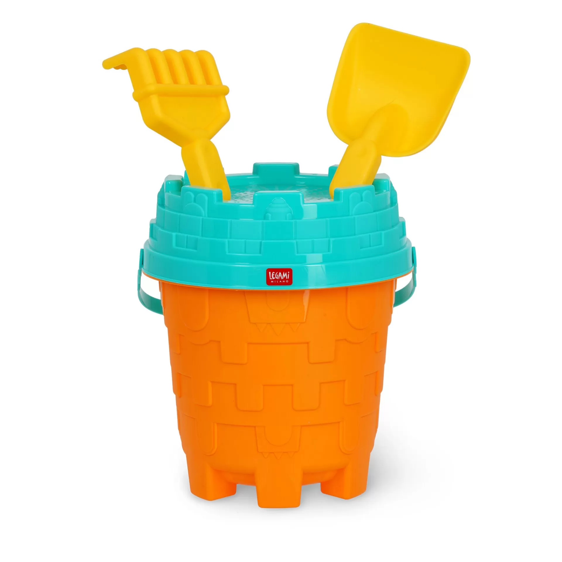 Legami Milano Set Spiaggia con Secchiello e Formine - Beach Toys- Giochi Da Spiaggia