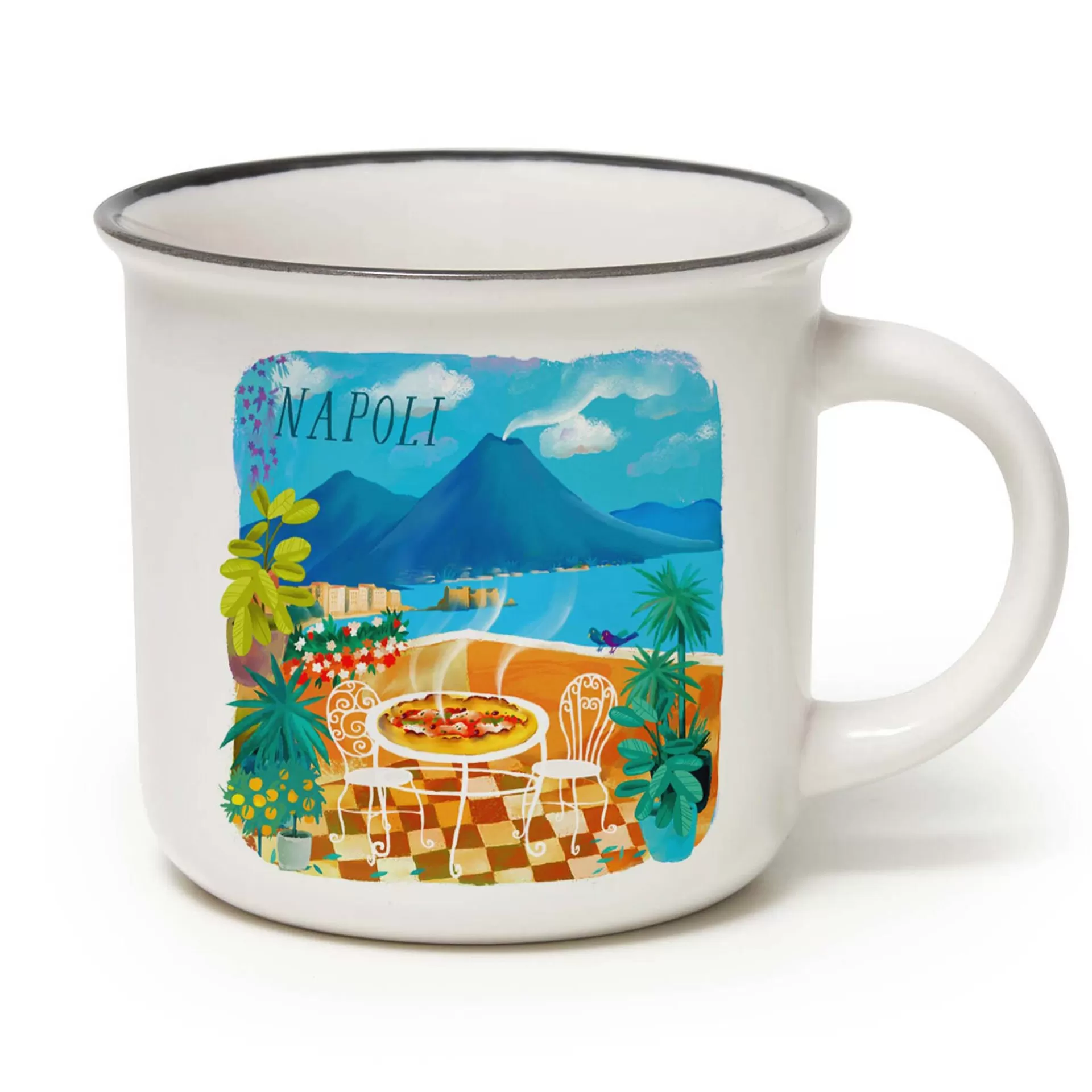 Legami Milano Tazza in Porcellana - Cup-Puccino - World Cities Collection- Tazze E Mugs