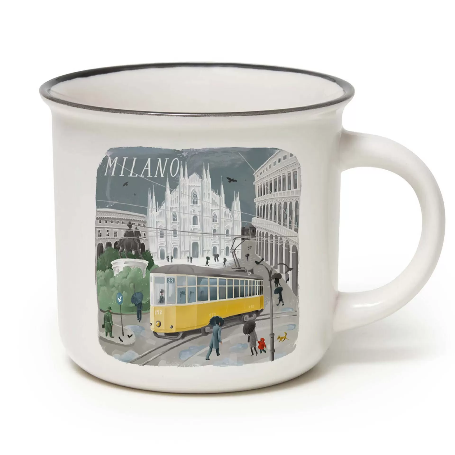 Legami Milano Tazza in Porcellana - Cup-Puccino - World Cities Collection- Tazze E Mugs