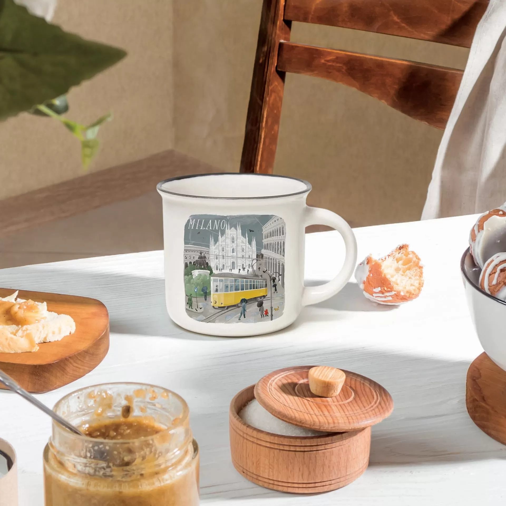 Legami Milano Tazza in Porcellana - Cup-Puccino - World Cities Collection- Tazze E Mugs