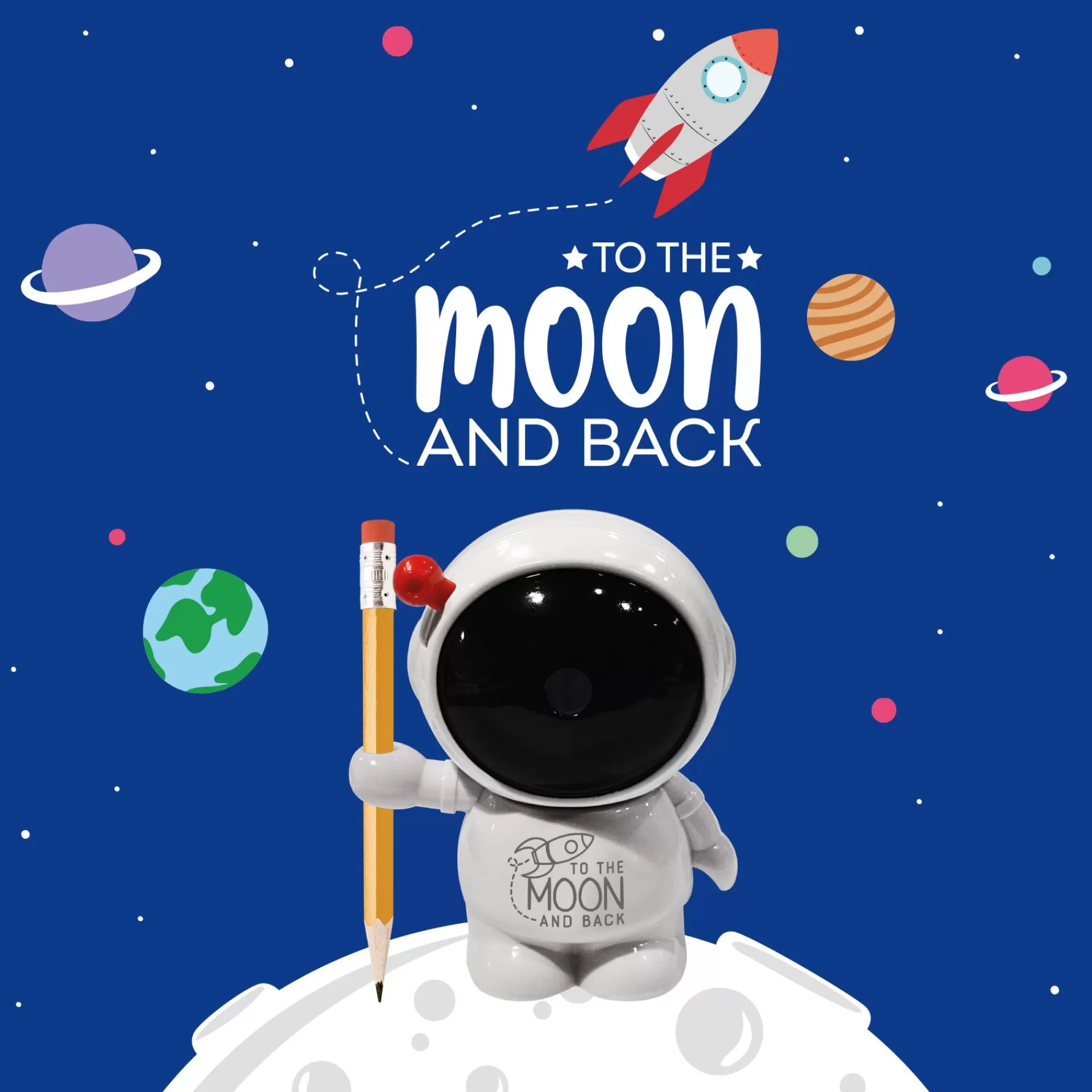 Legami Milano Temperamatite - To The Moon And Back- Temperini