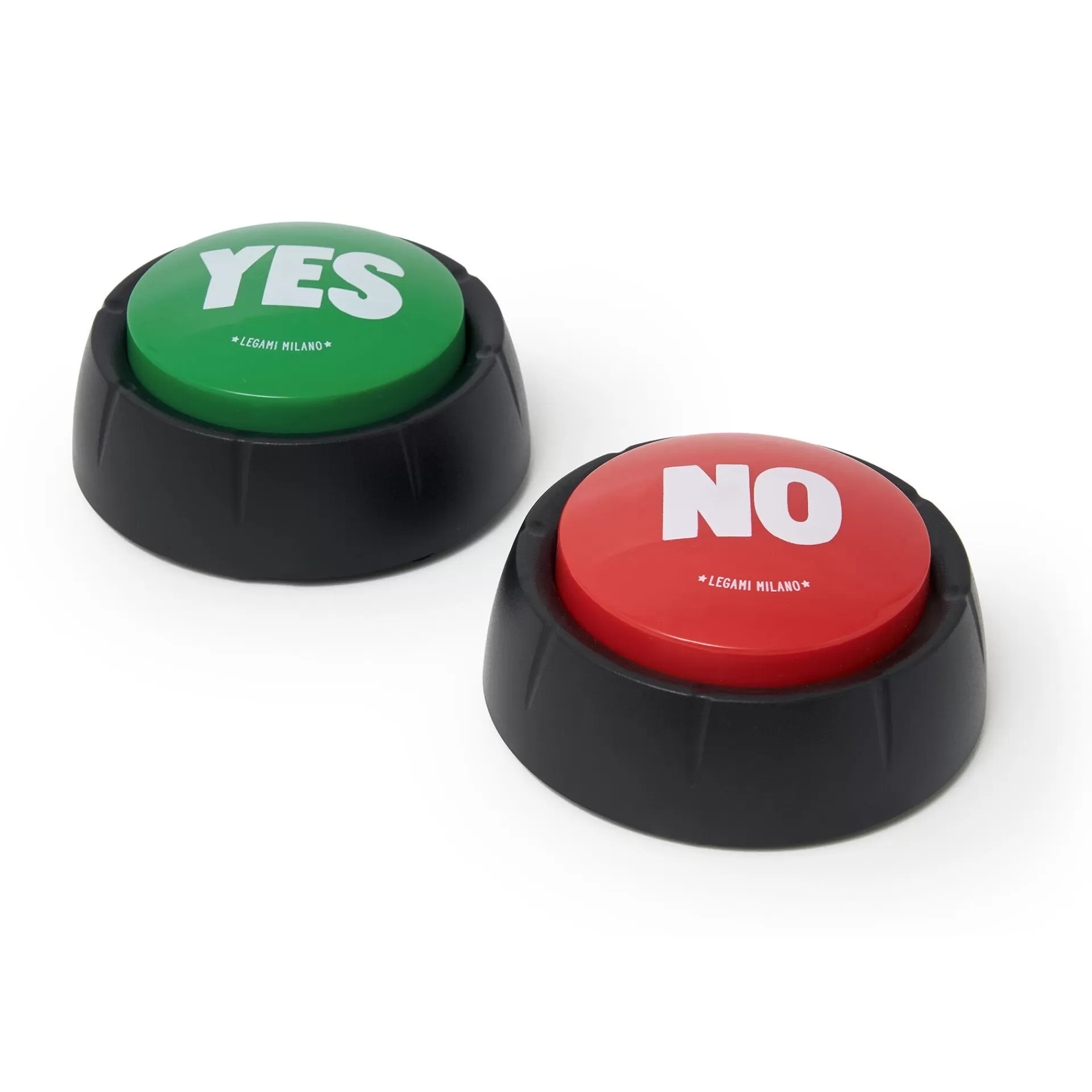 Legami Milano YES & NO - Set di Due Pulsanti Sonori- Giochi